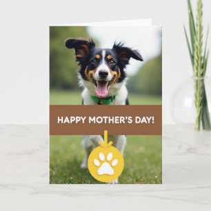 Gelukkig Moederdag Hond Kaart