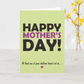 Gelukkig Moederdag Kaart (Gele Bloem)