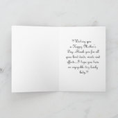 Gelukkig Moederdag kaart (Binnen)