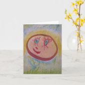 Gelukkig Moederdag! Kaart (Gele Bloem)