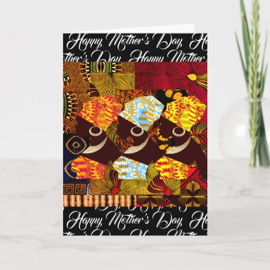 Gelukkig Moederdag. Kaart (Voorkant)