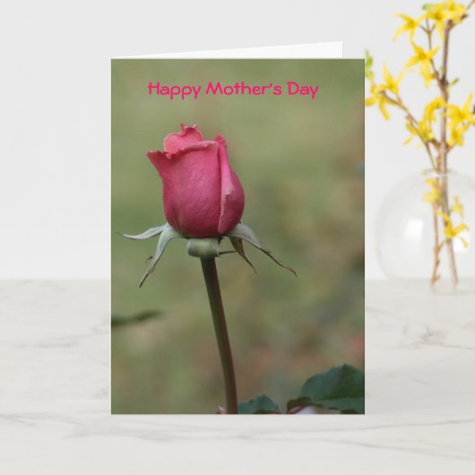 Gelukkig Moederdag Kaart (Gele Bloem)