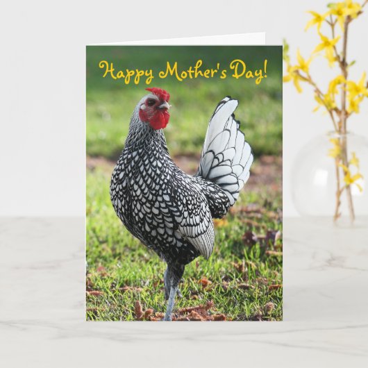 Gelukkig Moederdag! Kaart (Gele Bloem)