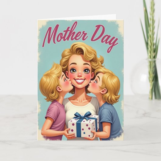 Gelukkig Moederdag Kaart (Voorkant)