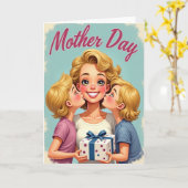 Gelukkig Moederdag Kaart (Gele Bloem)