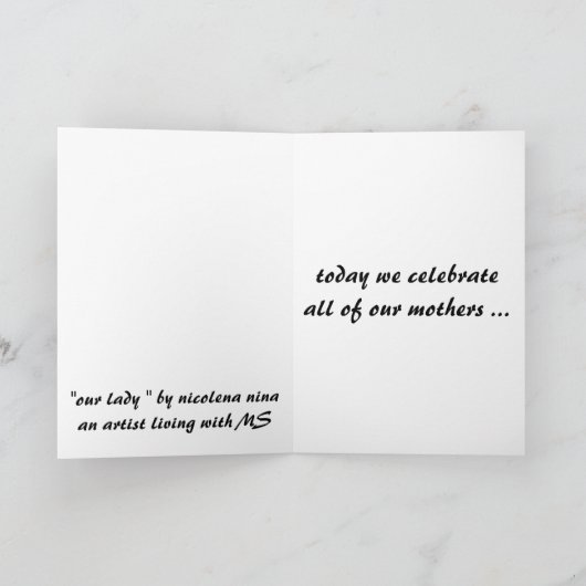 gelukkig moederdag kaart (Binnen)