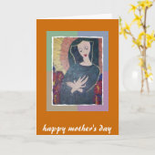 gelukkig moederdag kaart (Gele Bloem)