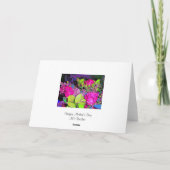 Gelukkig Moederdag! Kaart (Achterkant)