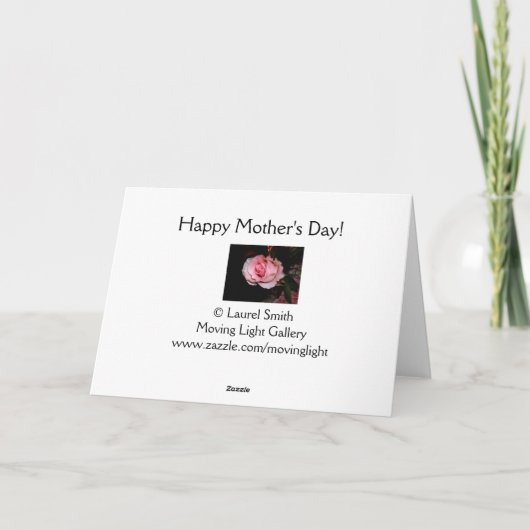 Gelukkig Moederdag! Kaart (Achterkant)