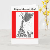 Gelukkig Moederdag! Kaart (Gele Bloem)