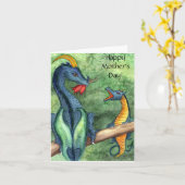 Gelukkig Moederdag! Kaart (Gele Bloem)