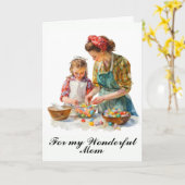 Gelukkig Moederdag Kaart van dochter Moeder (Gele Bloem)