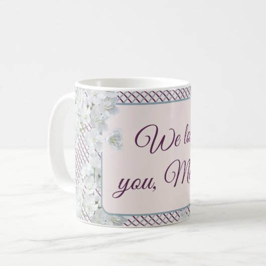 Gelukkig moederdag koffiemok (Voorkant links)