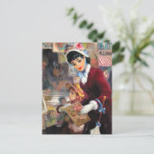 Gelukkig Moederdag.  kunst Briefkaart (Staand voorkant)