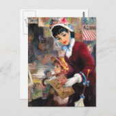 Gelukkig Moederdag.  kunst Briefkaart (Voorkant / Achterkant)