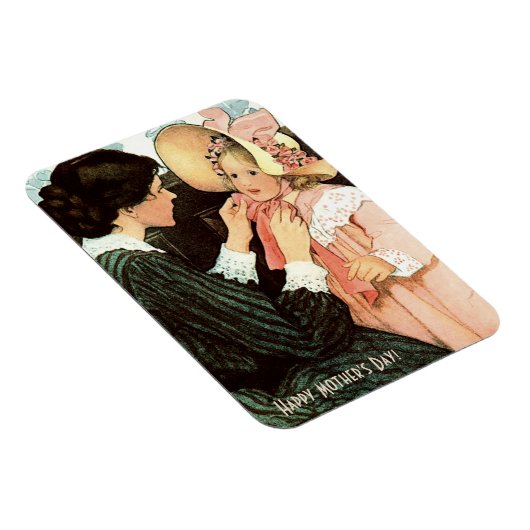 Gelukkig Moederdag.  kunstgeschenk Magneet (Rechterzijde)