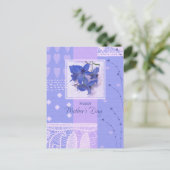 Gelukkig Moederdag. Lentbloemen Briefkaart (Staand voorkant)