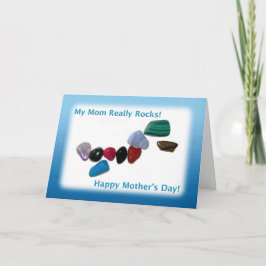 Gelukkig Moederdag Mijn Rotsen van het Mamma Kaart