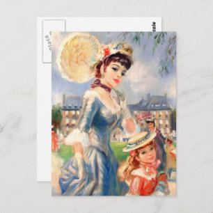 Gelukkig Moederdag.  moeder en dochter Briefkaart