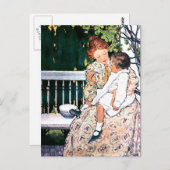 Gelukkig Moederdag.  moeder en kind Briefkaart (Voorkant / Achterkant)