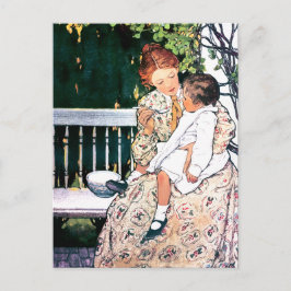 Gelukkig Moederdag.  moeder en kind Briefkaart