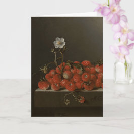 Gelukkig Moederdag Nog leven. Wilde aardbeien Kaart