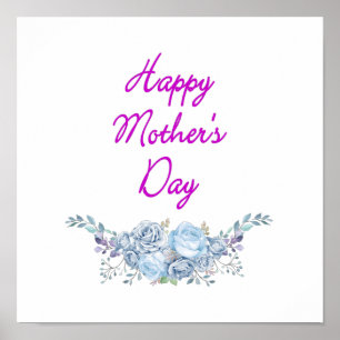 gelukkig moederdag poster