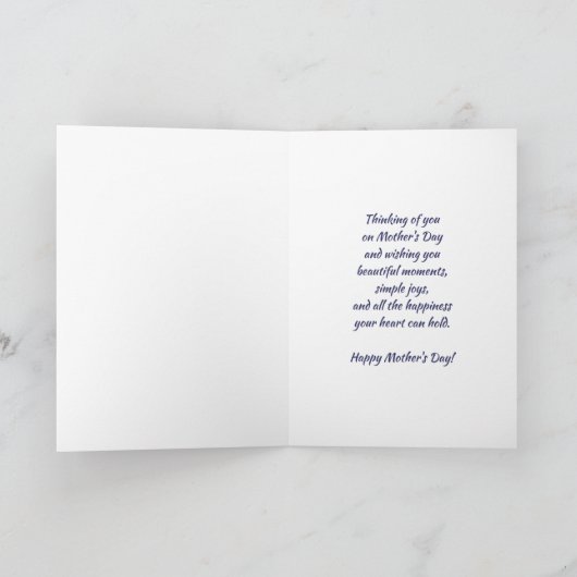 Gelukkig Moederdag. Schilderen van moeder en kind Kaart (Binnen)