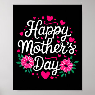 Gelukkig moederdag shirt vrouwen moeder oma moeder poster