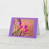 Gelukkig Moederdag! Tulpen Kaart (Voorkant)