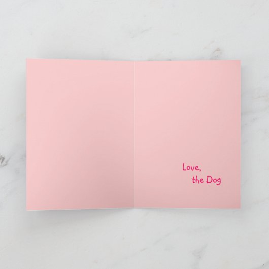 Gelukkig Moederdag van de Kaart van de Hond (Binnen)