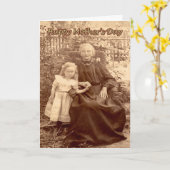 Gelukkig Moederdag van Dochter, Vintage Humor Kaart (Gele Bloem)