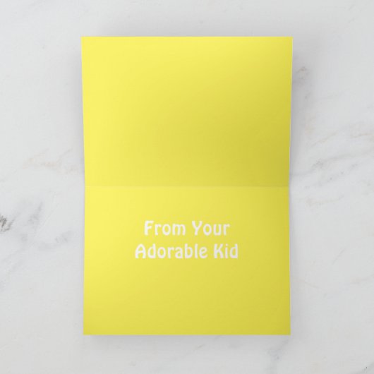 Gelukkig Moederdag van Uw Favoriet Kind (Geit) Kaart (Binnen)