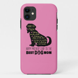 Gelukkig Moederdag voor de beste hond Case-Mate iPhone Case