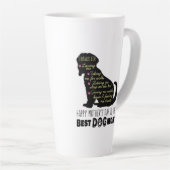 Gelukkig Moederdag voor de beste hond Latte Mok (Rechterhoek)