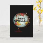 Gelukkig Moederdag voor de beste sponsor op aarde! Kaart (Gele Bloem)