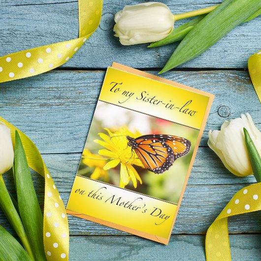 Gelukkig Moederdag voor mijn zuster-in-Law Kaart