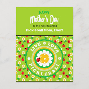 Gelukkig Moederdag voor Pickleball mama, schattig Briefkaart