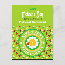 Gelukkig Moederdag voor Pickleball mama, schattig Briefkaart
