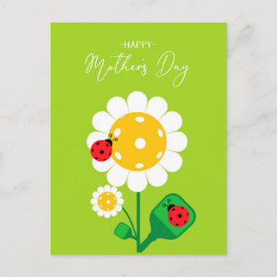 Gelukkig Moederdag voor Pickleball mama, schattig Briefkaart
