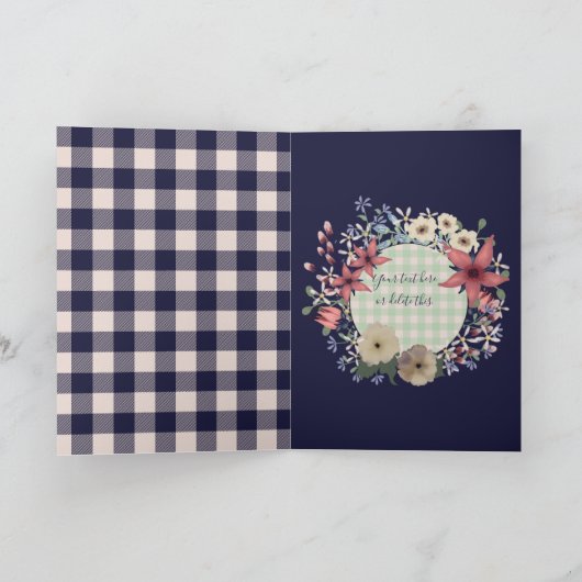 Gelukkig Moederdag! | Voor zuster | Pset Floral Kaart (Binnen)