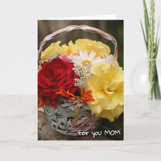 Gelukkig Moederdag Vouwkaart Kaart (Voorkant)