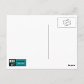 Gelukkig Moederdag. Waterverf Rozen in Pot Briefkaart (Achterkant)