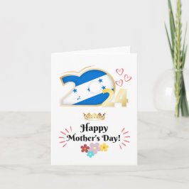 Gelukkig Moederdag wenskaart “Honduras” Kaart