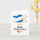 Gelukkig Moederdag wenskaart “Honduras” Kaart (Gele Bloem)