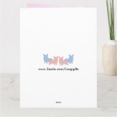 Gelukkig Moederdag Zoete Corgi Kaart (Achterkant)