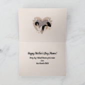 Gelukkig Moederdag! Zwarte vrouwen, hartkloppingen Kaart (Binnen)