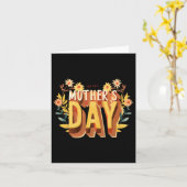 Gelukkig Moedersdag ontwerp Kaart (Gele Bloem)