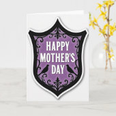 Gelukkig Moedersdag Schildkaart Kaart (Gele Bloem)