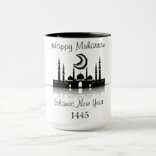Gelukkig moharram islamisch nieuwjaar mok